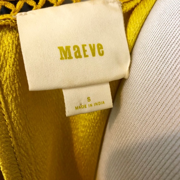 Anthropologie Dresses Anthropologie Maeve Mustard Yellow Dress Sz S